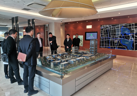 蘇州工業(yè)園區金雞湖商務(wù)區領(lǐng)導來(lái)科技園考察調研