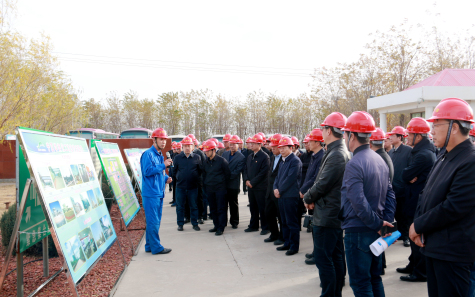 何健一行到寧夏華御督察觀(guān)摩環(huán)保整改落實(shí)情況