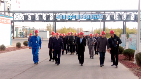 何健一行到寧夏華御督察觀(guān)摩環(huán)保整改落實(shí)情況