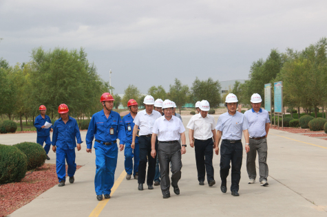 國家應急管理部總工程師王浩水一行 到寧夏華御督導安全生產(chǎn)工作