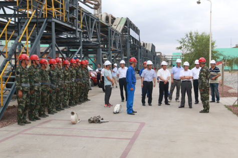 國家應急管理部總工程師王浩水一行 到寧夏華御督導安全生產(chǎn)工作