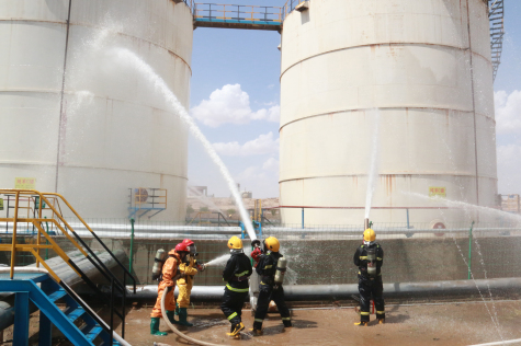 寧夏華御組織開(kāi)展生產(chǎn)安全事故綜合應急演練